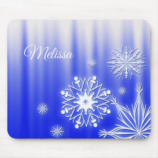 Merry Christmas. Name. Mouse Pad (Front)