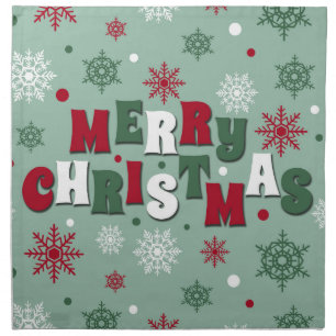 Merry Christmas Napkin
