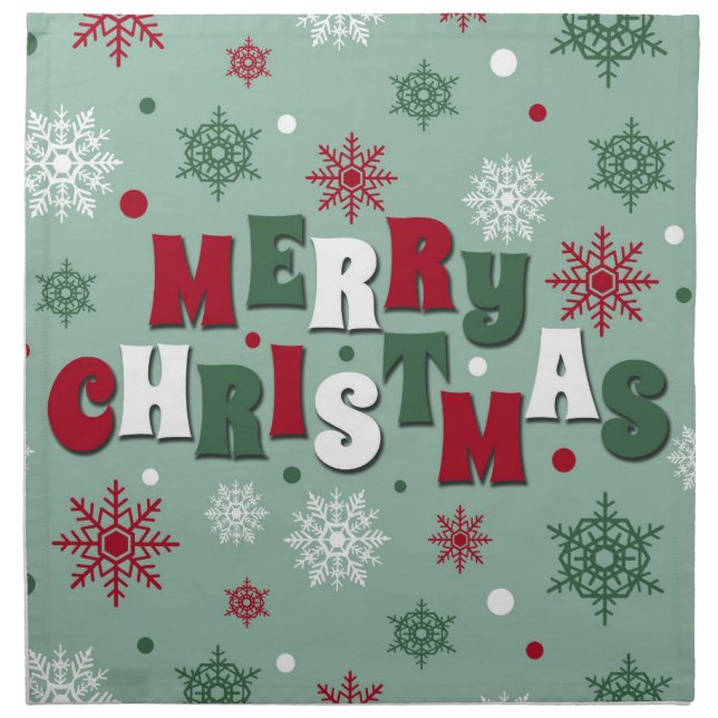 Merry Christmas Napkin (Front)