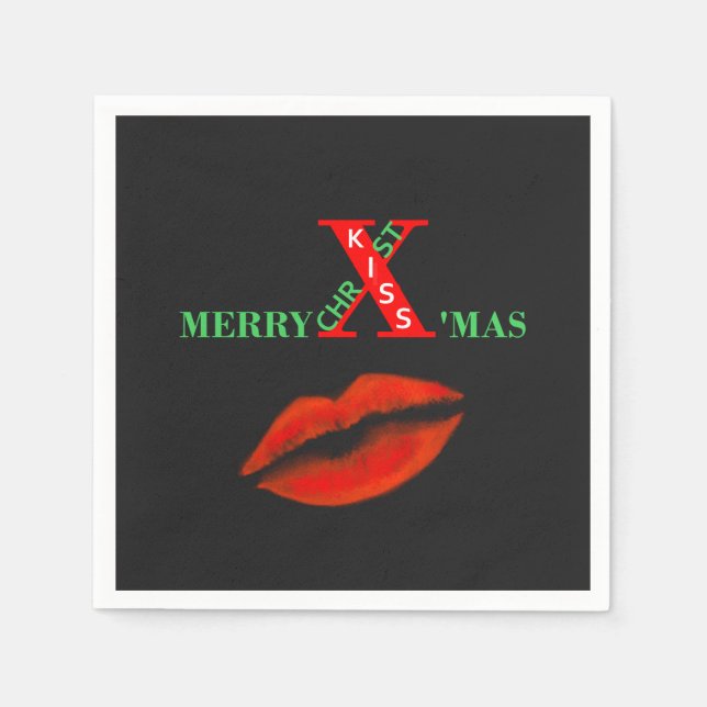 Merry Christmas   Napkins (Front)