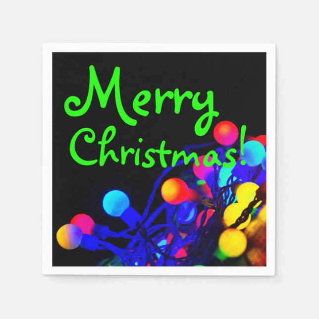 Merry Christmas Napkins (Front)