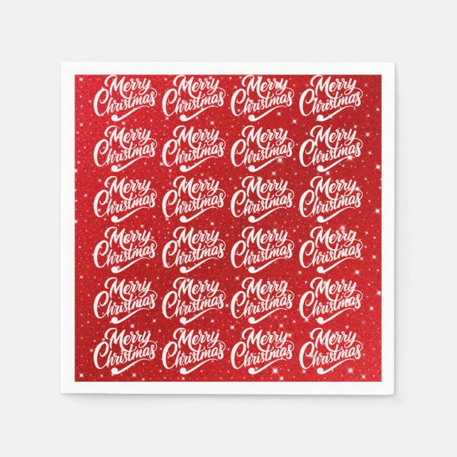 Merry Christmas Napkins (Front)