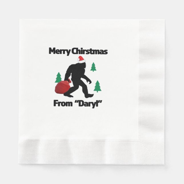 Merry Christmas  Napkins (Front)
