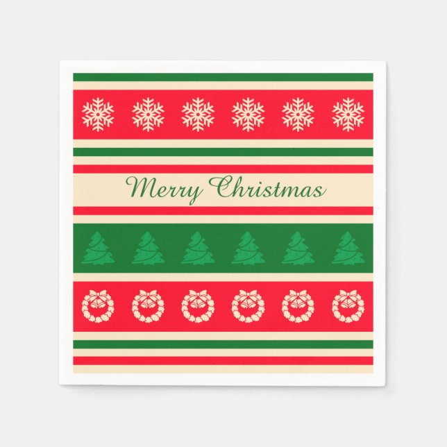 Merry Christmas Napkins (Front)