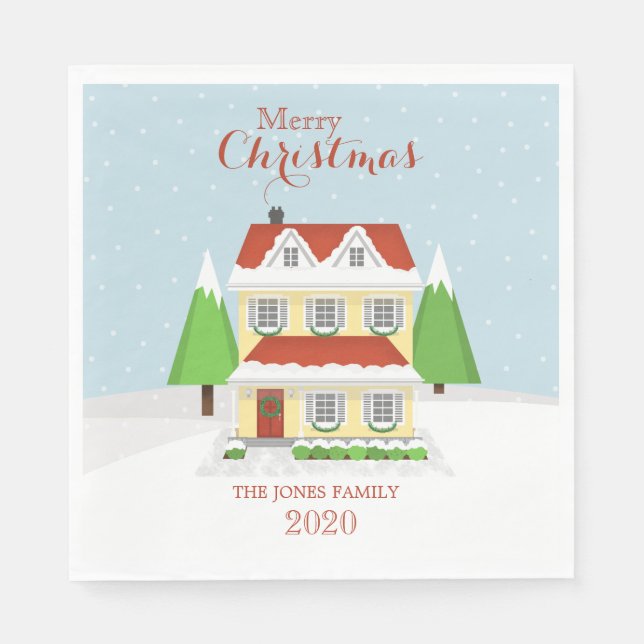 Merry Christmas Napkins (Front)