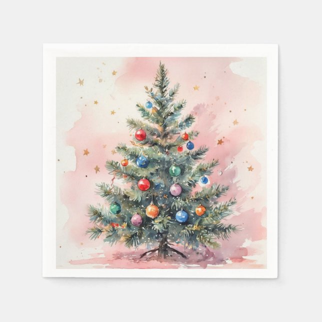 Merry Christmas Napkins. Napkins (Front)
