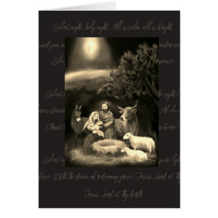 Merry Christmas nativity Cards