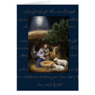 Merry Christmas nativity Cards