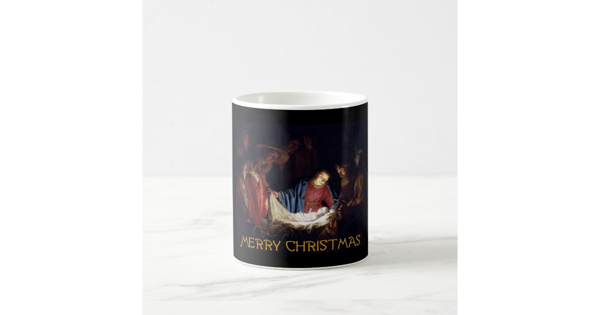 Merry Christmas Nativity Coffee Mug | Zazzle