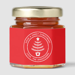 Merry Christmas Neighbor gift Honey Jar Favors