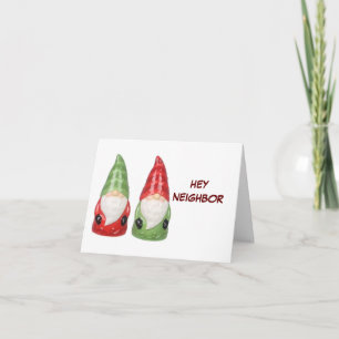 **MERRY CHRISTMAS NEIGHBOR** GNOME HUMOR CARD