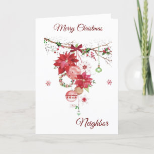 MERRY CHRISTMAS ***NEIGHBOR*** HOLIDAY CARD