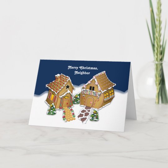 Merry Christmas Neighbor Holiday Card | Zazzle.com