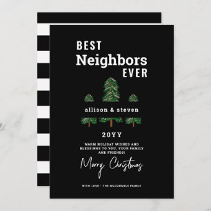 Merry Christmas Neighbor Holiday Card