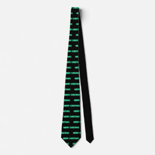 MERRY CHRISTMAS Neon LED Bar Sign   Neck Tie