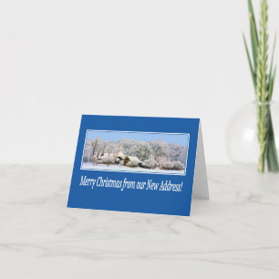 Merry Christmas - New Address Christmas Card