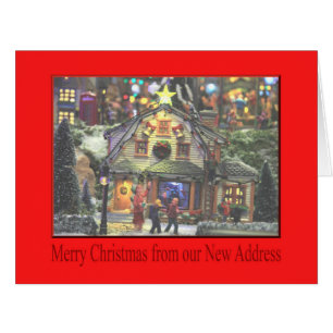 Merry Christmas - New Address Christmas Card