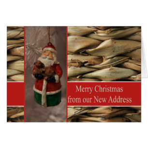Merry Christmas - New Address Christmas Card