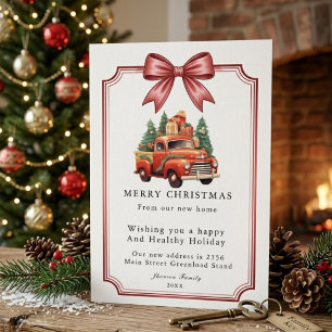 Merry Christmas New Home Christmas Home Holiday Card