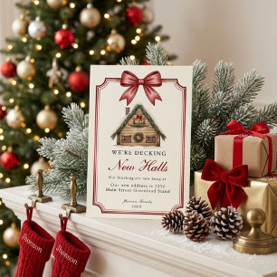 Merry Christmas New Home Christmas Home Holiday Card