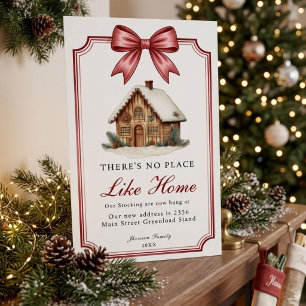 Merry Christmas New Home Christmas Home Holiday Card