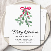 Merry Christmas New Home Moving Announcement