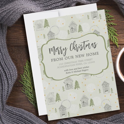 Merry Christmas New Home Nordic Village Moving Announcement