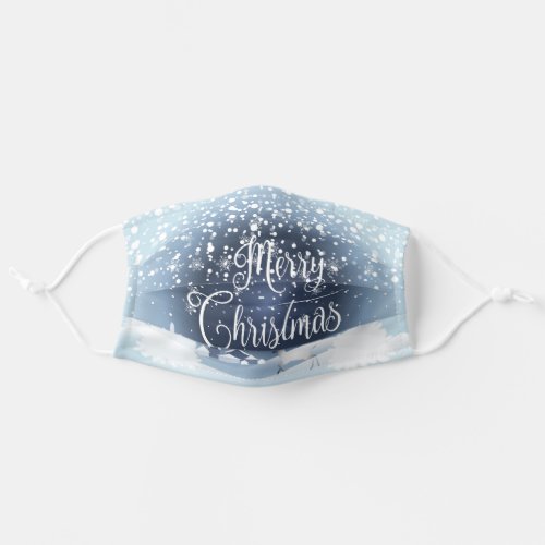 Merry Christmas  New Year Winter Holiday Adult Cloth Face Mask