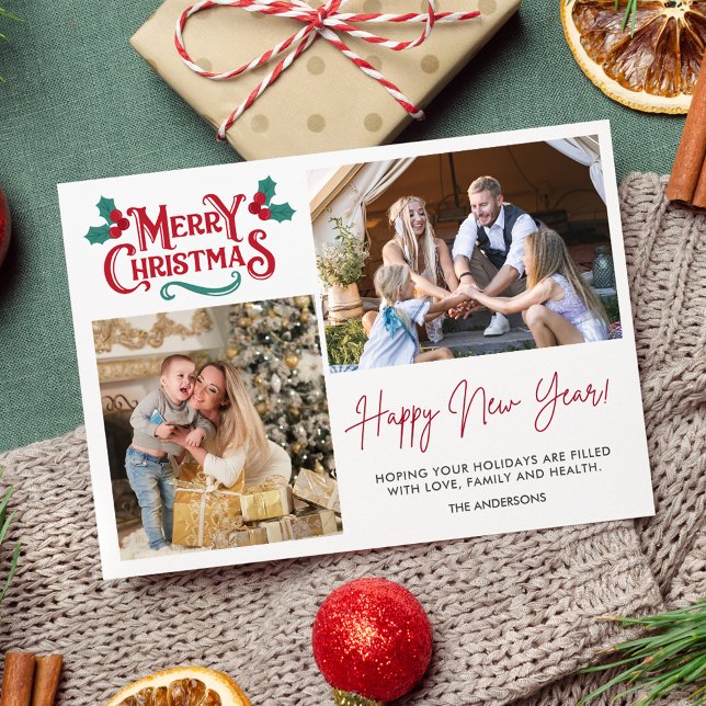 Merry Christmas New Year Wishes Family Photo (Merry Christmas New Year Wishes Family Photo)