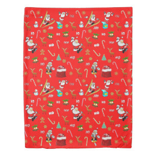 Merry Christmas Nice Naughty 25 December Christmas Duvet Cover