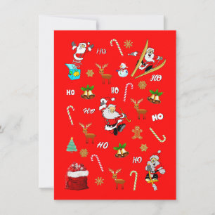 Merry Christmas Nice Naughty 25 December Christmas Note Card