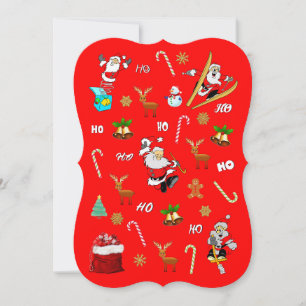Merry Christmas Nice Naughty 25 December Christmas Note Card