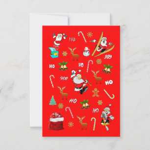 Merry Christmas Nice Naughty 25 December Christmas Note Card
