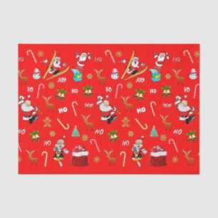 Merry Christmas Nice Naughty 25 December Christmas Tissue Paper