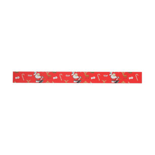 Merry Christmas Nice Naughty 25 December Christmas Wrap Around Label