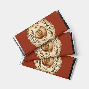 Merry Christmas North Pole Hershey Bar Favors