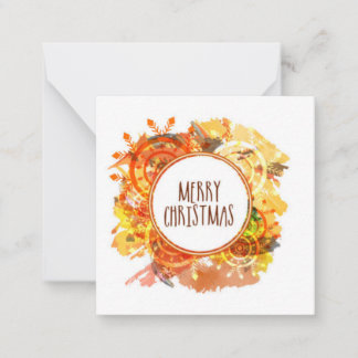 Merry Christmas Note Card