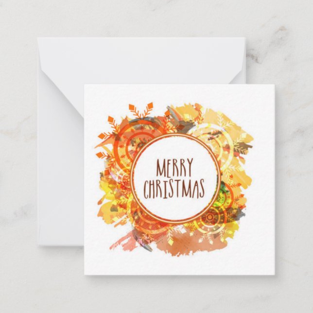 Merry Christmas Note Card (Front)