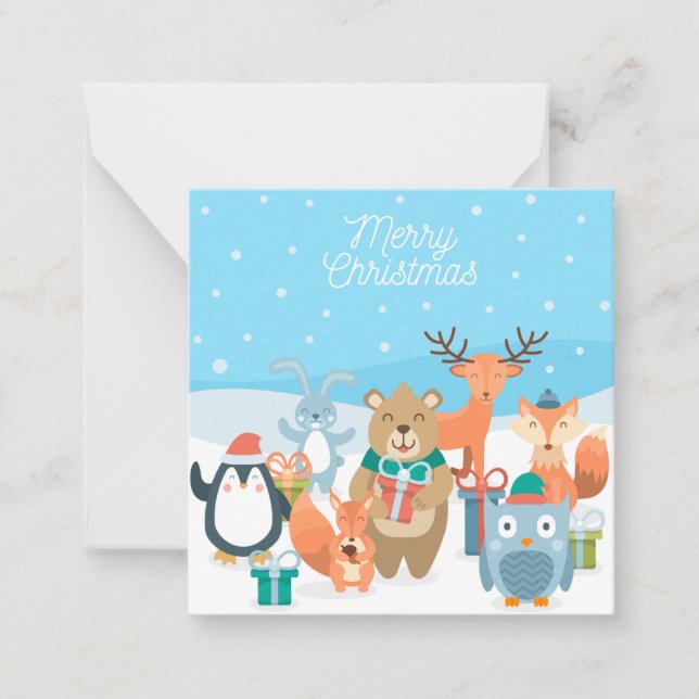 Merry Christmas Note Card (Front)
