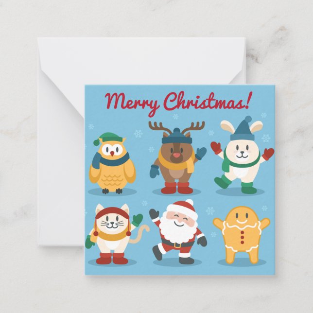 Merry Christmas Note Card (Front)