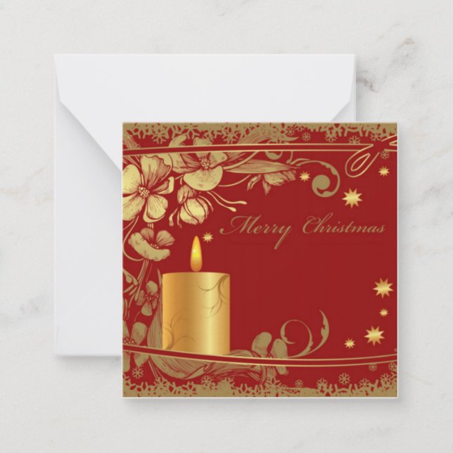 Merry Christmas Note Card (Front)