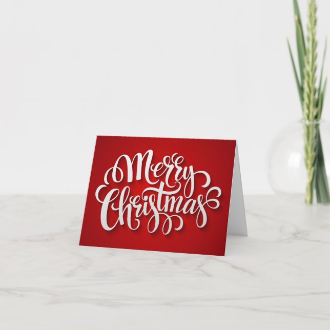 Merry Christmas Note Card (Front)