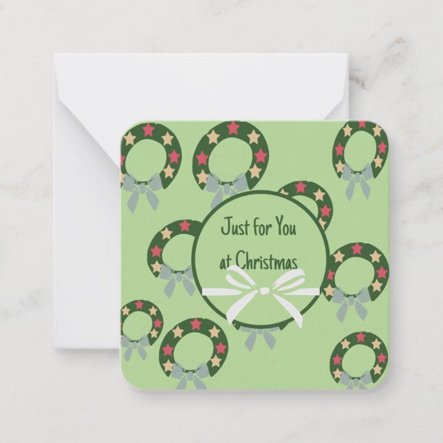 Merry Christmas  Note Card (Front)