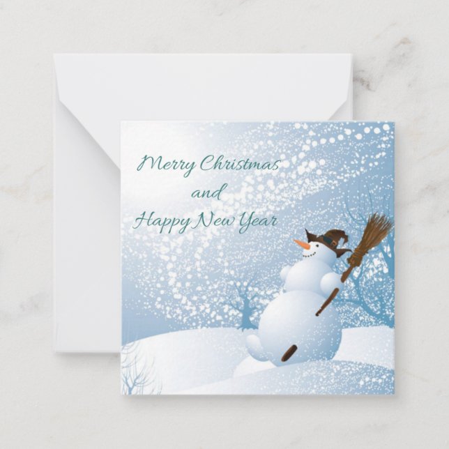 Merry Christmas Note Card (Front)
