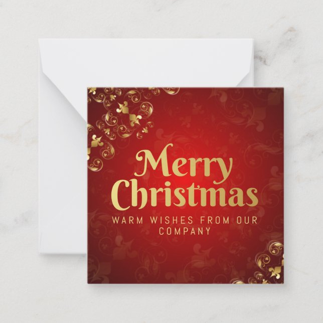 Merry Christmas Note Card (Front)