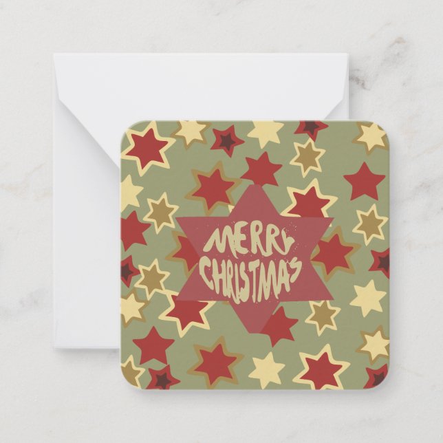 Merry Christmas : Note Card (Front)