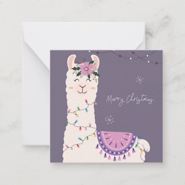 Merry Christmas Note Card (Front)