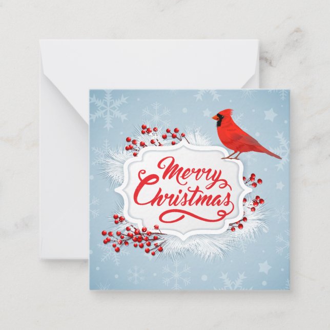 Merry Christmas Note Card (Front)