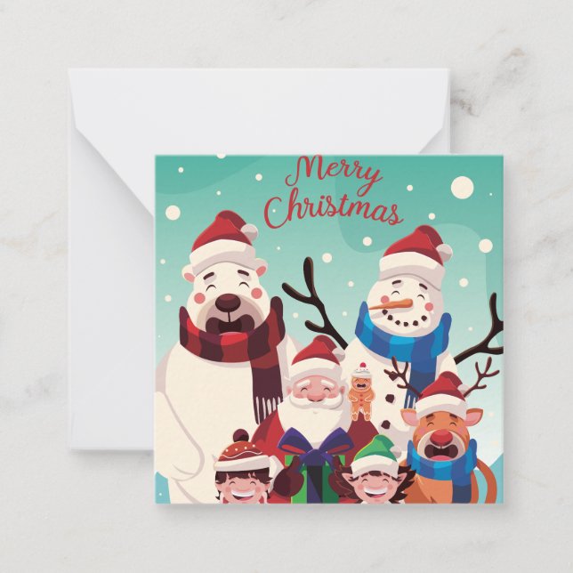 Merry Christmas Note Card (Front)