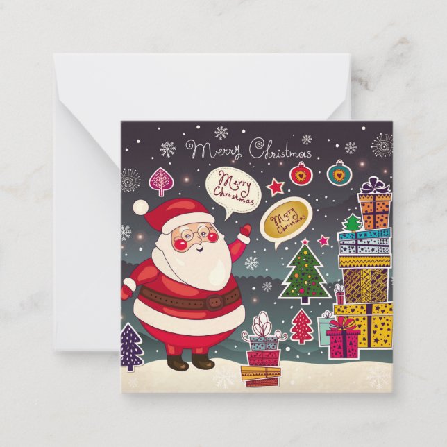 Merry Christmas Note Card (Front)